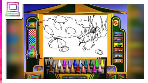 Coloring book with Crayola magic and 3D effects